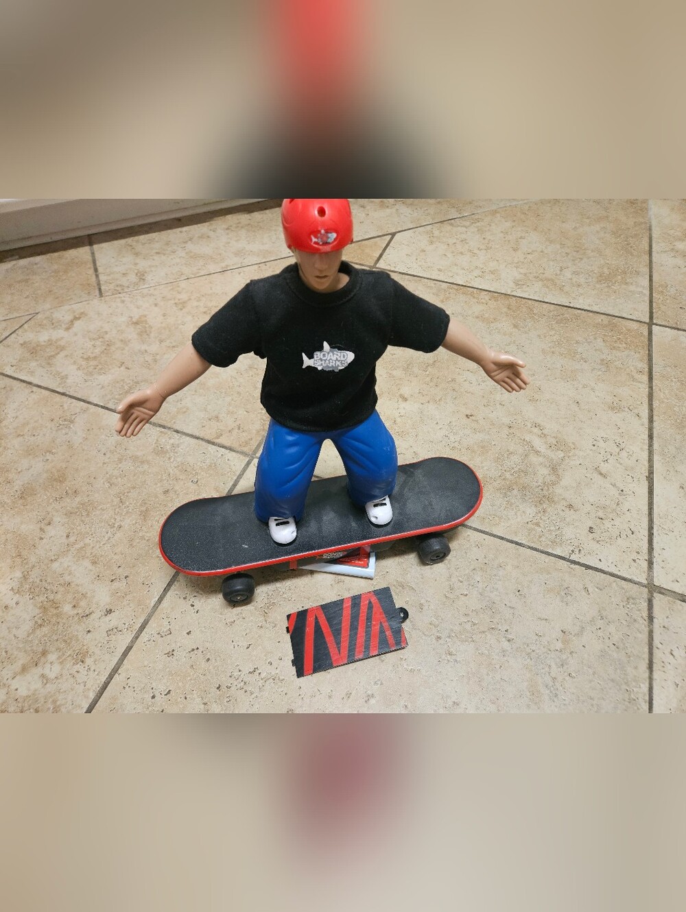 Planet Toys Board Sharks RC Skateboarder NO Remote Radio Control Used Condition
